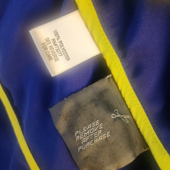 Dana Buchman Lightweight Single Button Blue Blazer Jacket, Size 8 - Picture 6 of 6